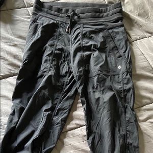 Black Lululemon Studio Crops